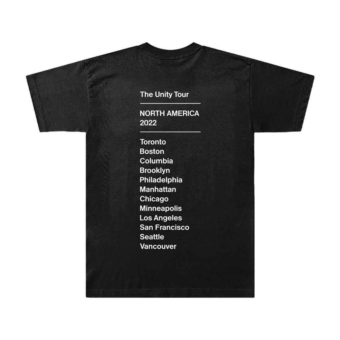 Unity Tour T-Shirt (Black) | New Order Official Store